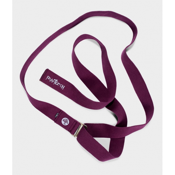 

Manduka Широкий ремень для йоги Manduka Align Yoga Strap 244*4,4 см Indulge, Фиолетовый, Align Yoga Strap