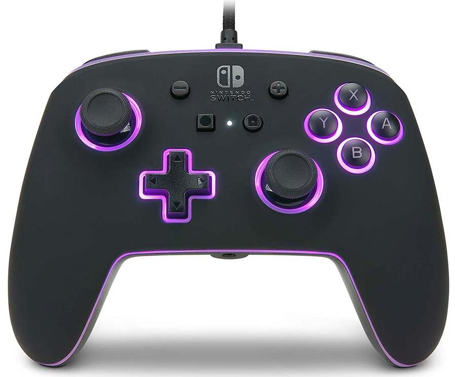 Геймпад проводной PowerA Enhanced Wired Controller (Оригинал) Spectra (Switch)