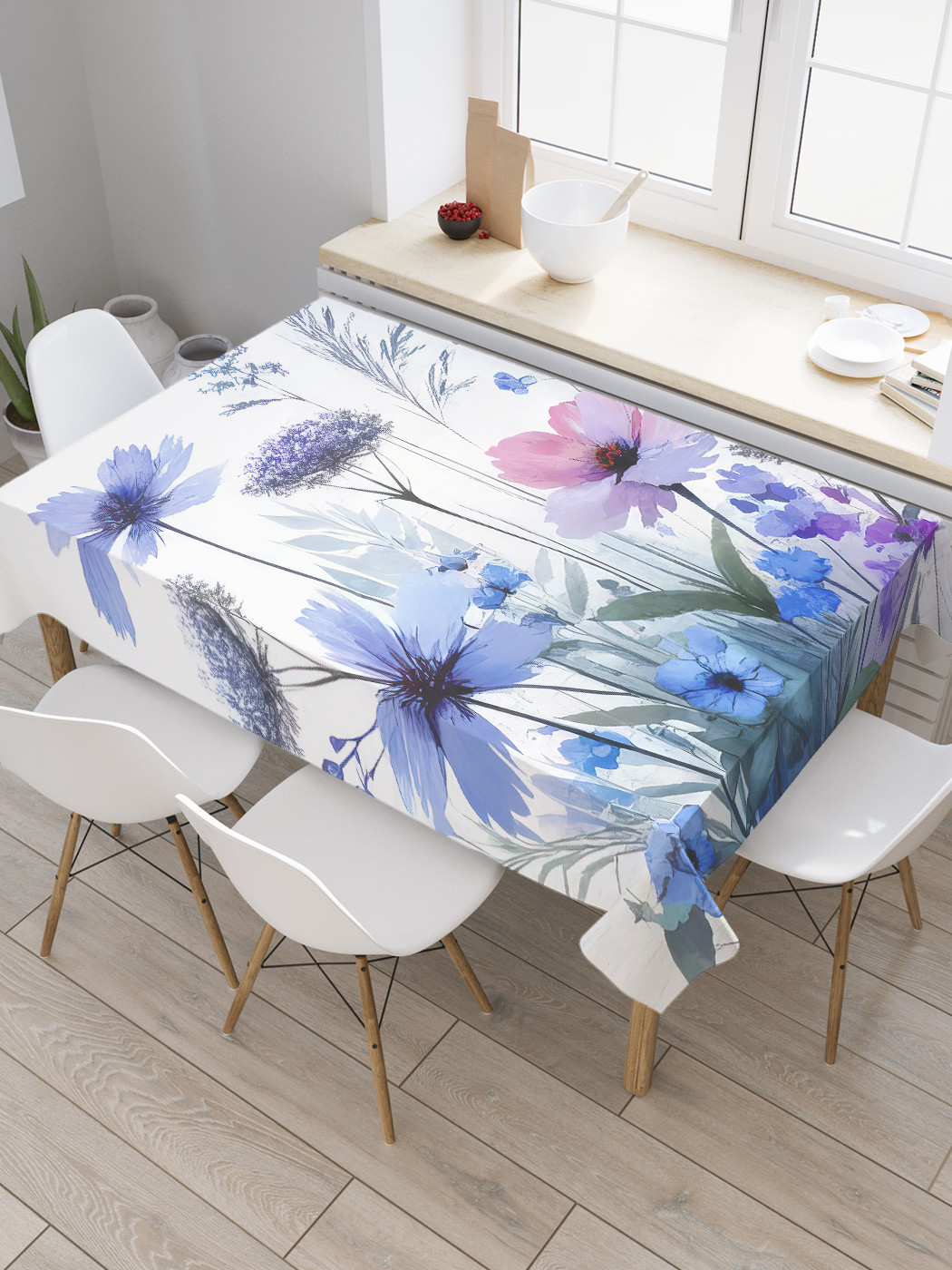 

Скатерть JoyArty Полевые сухоцветы 120х145, tc_sd2702_120x145, Синий, Полевые сухоцветы