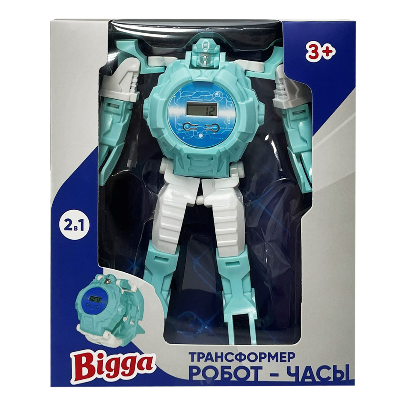 Игровая фигурка Bigga Робот-трансформер часы