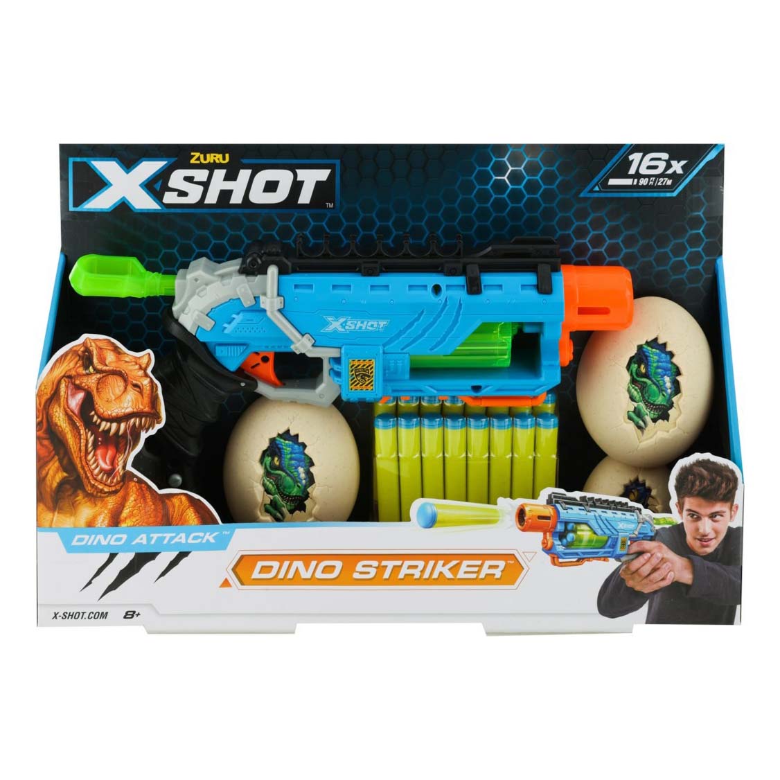 Бластер X-Shot Dino Striker Zuru