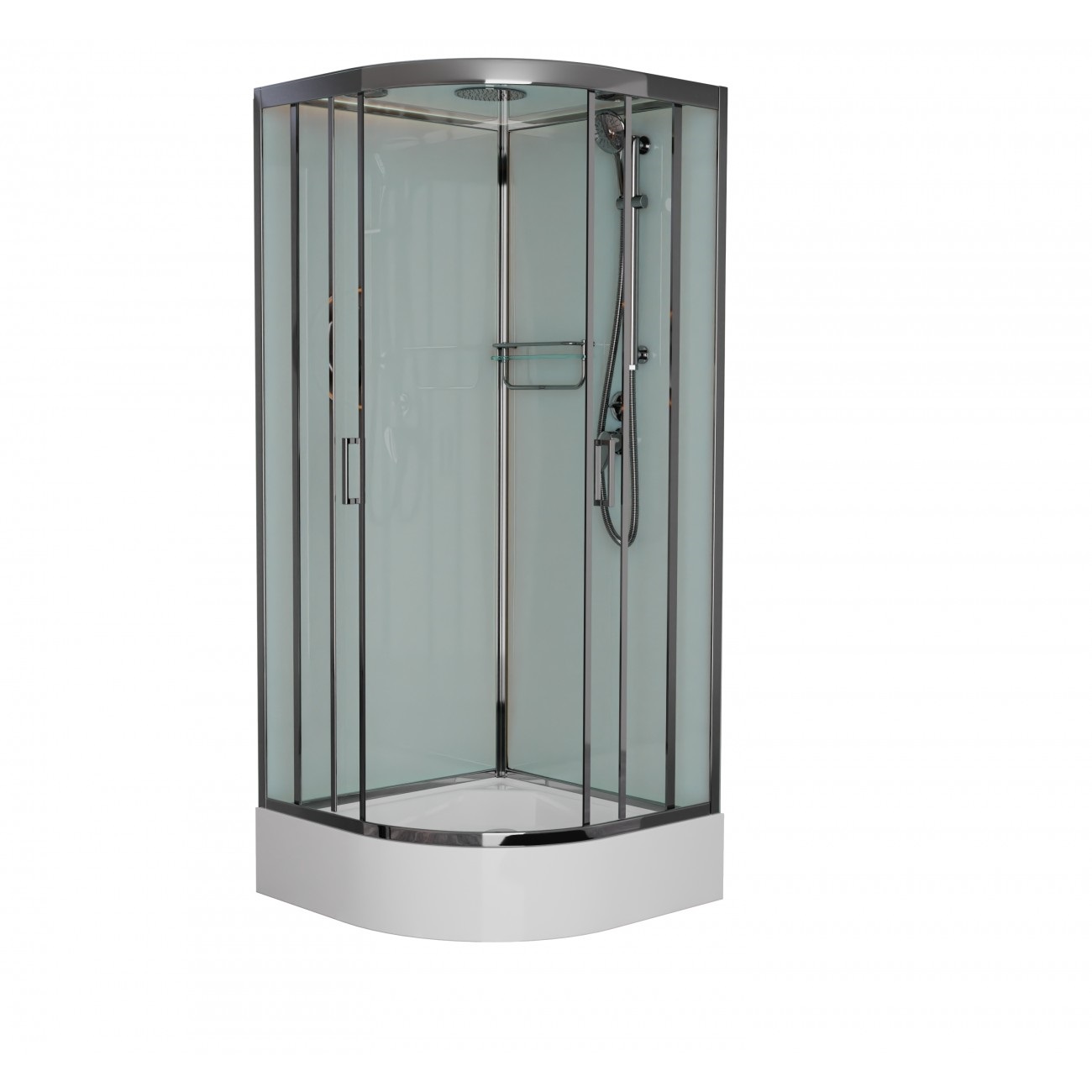 

Душевая кабина Frank F400/1 Brilliant 100x100x220 см, F400/1 Brilliant полированный хром профиль