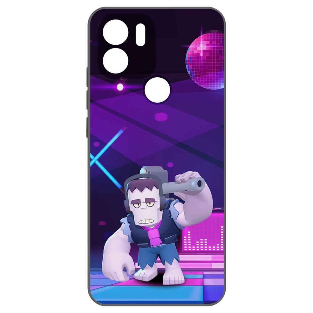 

Чехол-накладка Krutoff Soft Case Brawl Stars - Фрэнк для Poco C51 черный
