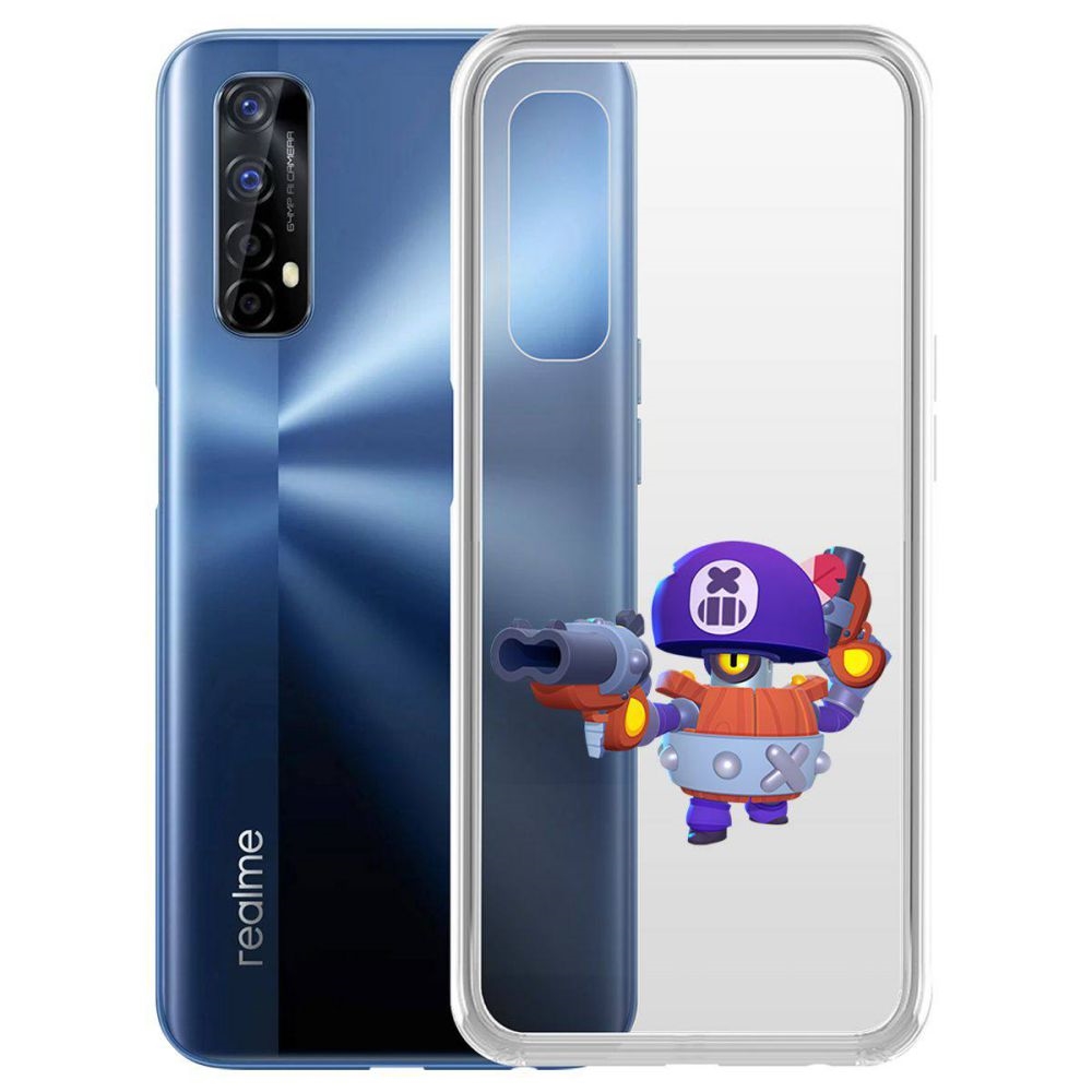 

Чехол-накладка Brawl Stars-Дэррил для Realme 7