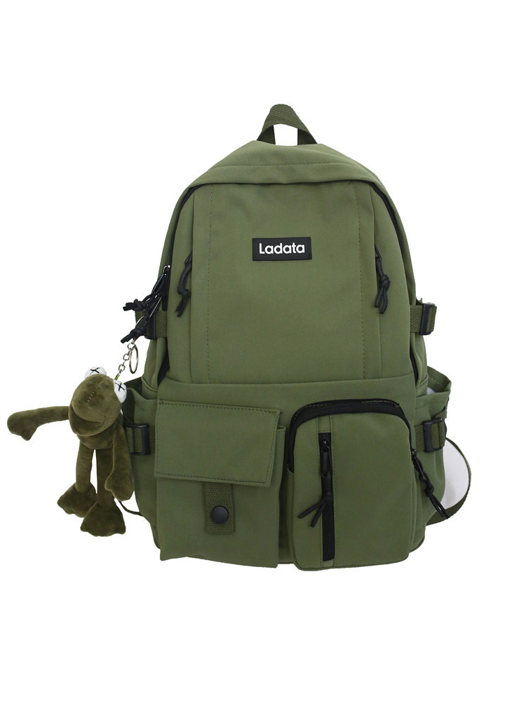 фото Современный городской рюкзак urm с лягушкой кермит, 16 л, зеленый l00117