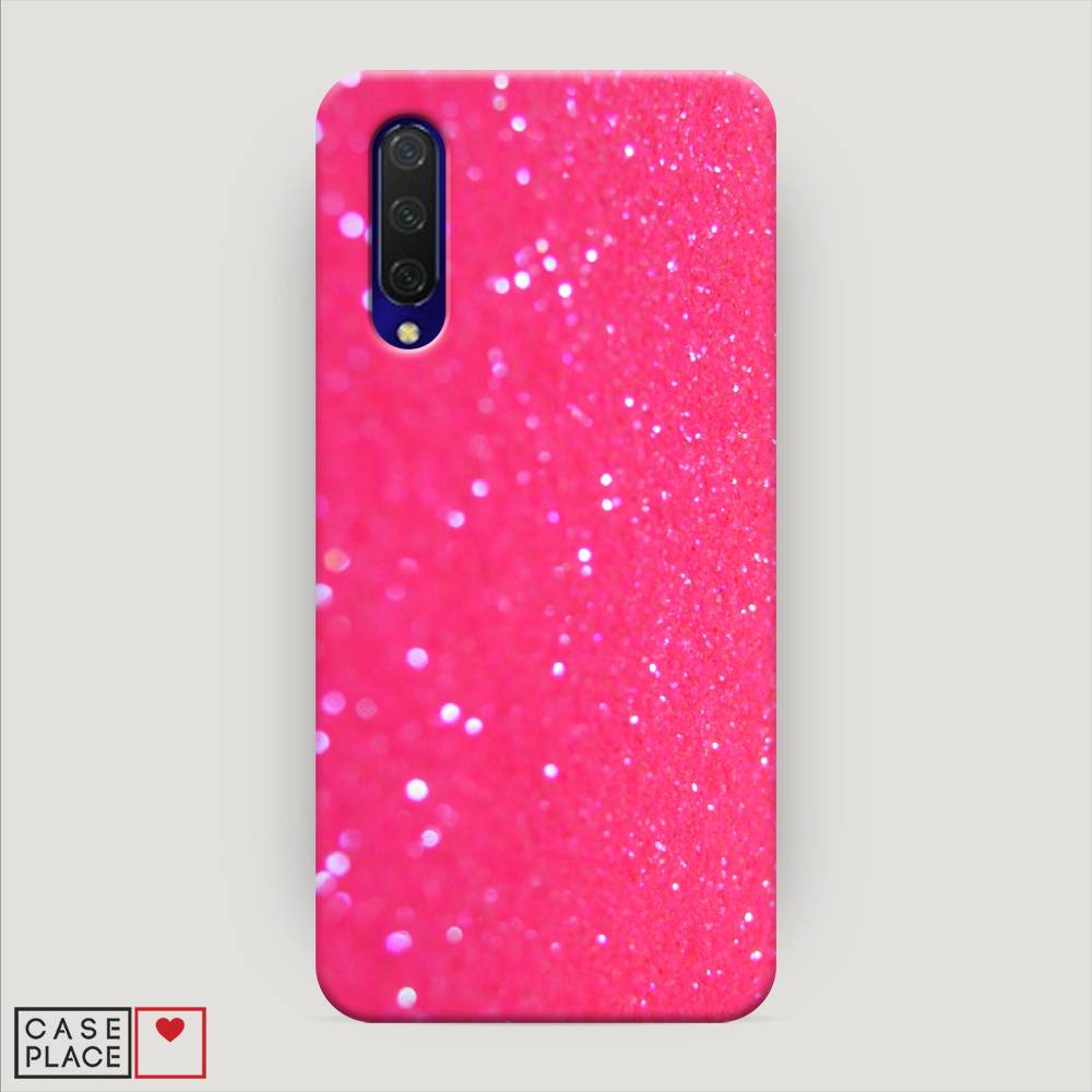 

Пластиковый чехол "Малиновые блестки рисунок" на Xiaomi Mi A3 Lite