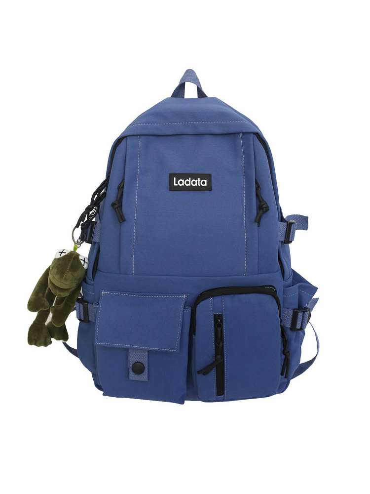 фото Современный городской рюкзак urm с лягушкой кермит, 16 л, синий l00118