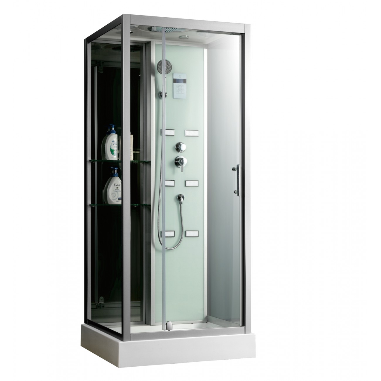 

Душевая кабина Frank F-502 100x85 см с турецкой баней
