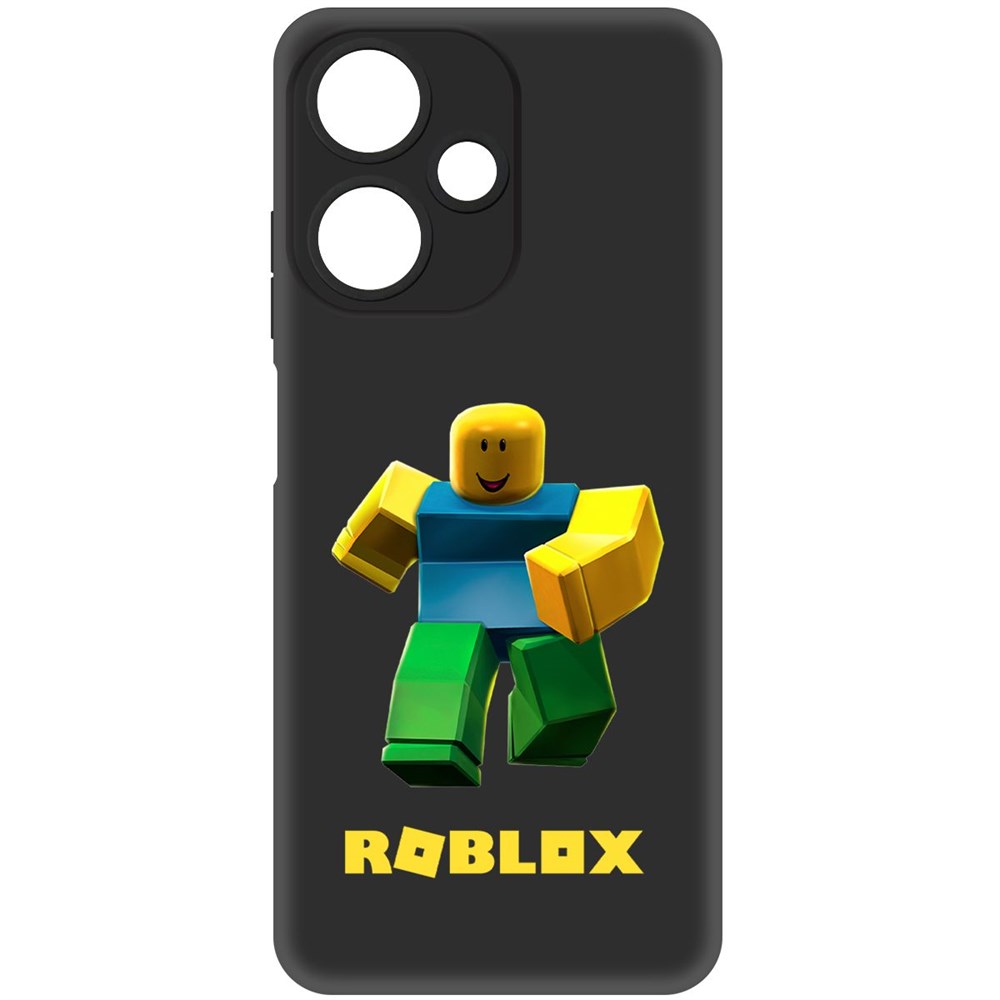

Чехол-накладка Krutoff Soft Case Roblox-Классический Нуб для Infinix Hot 30 Play черный