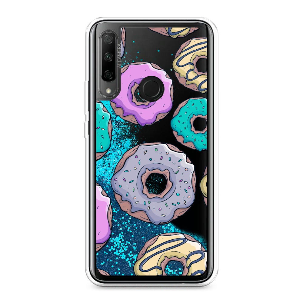 

Чехол Awog на Huawei P Smart Z/Y9 Prime 2019/Honor 9X "Разноцветные пончики в глазури 2", Разноцветный, 610693-1