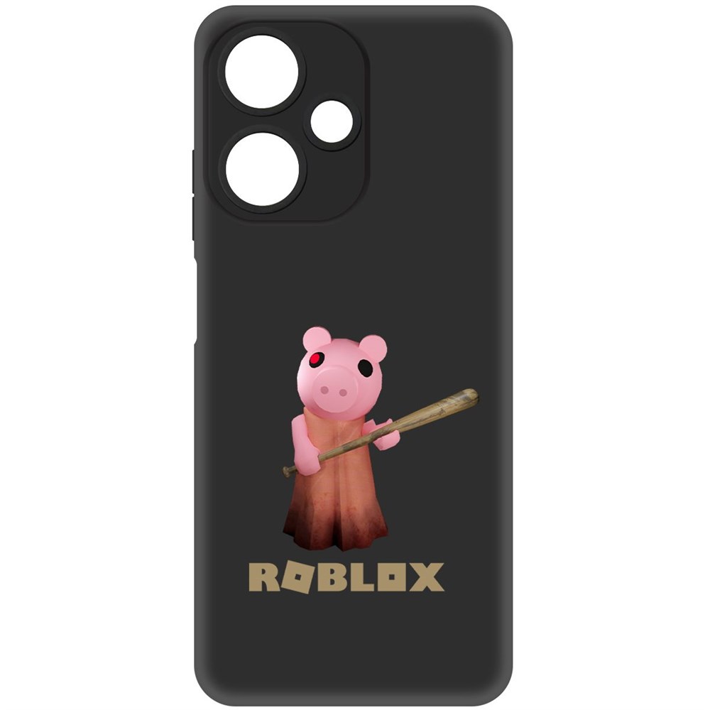 

Чехол-накладка Krutoff Soft Case Roblox-Пигги для Infinix Hot 30 Play черный