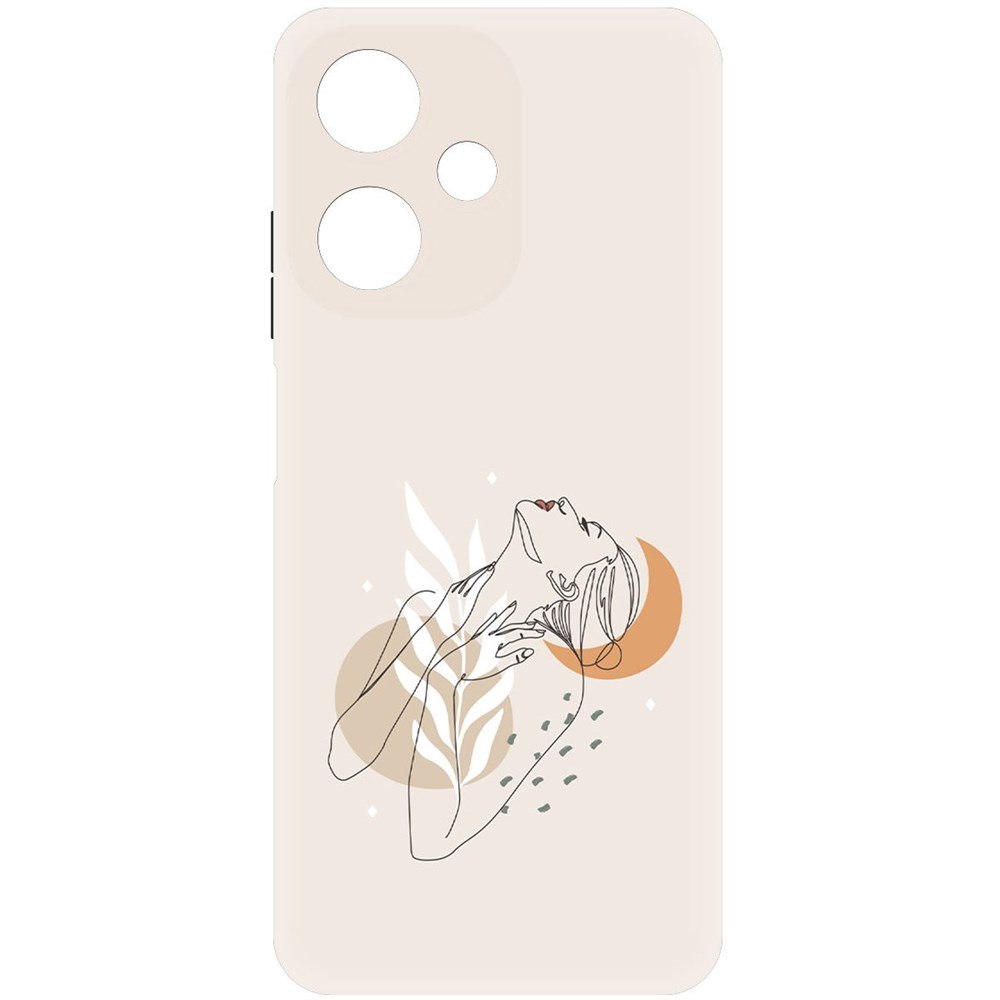 

Чехол-накладка Krutoff Soft Case Женственность для Infinix Hot 30 Play черный