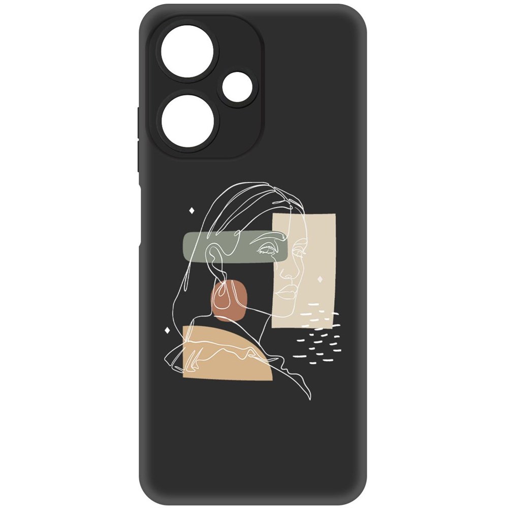 

Чехол-накладка Krutoff Soft Case Уверенность для Infinix Hot 30 Play черный