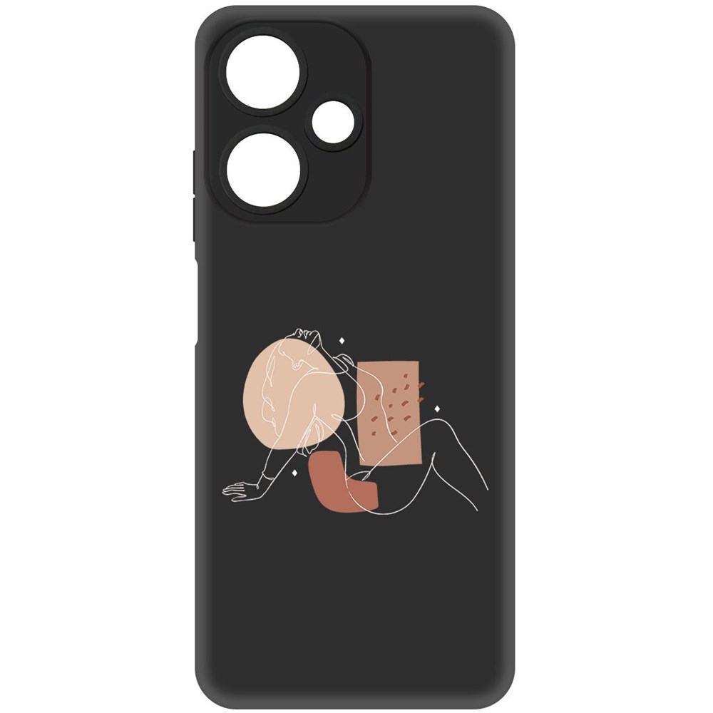 

Чехол-накладка Krutoff Soft Case Чувственность для Infinix Hot 30 Play черный