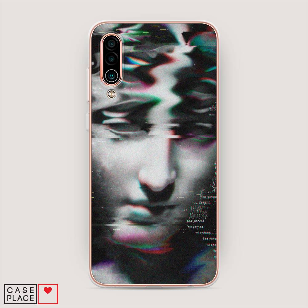 

Чехол Awog на Meizu 16Xs "Glitch Art", Серый, 73450-9