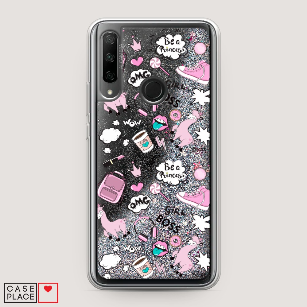

Чехол Awog на Huawei P Smart Z/Y9 Prime 2019/Honor 9X/9X Premium "Стильная лама", Разноцветный, 610691-1
