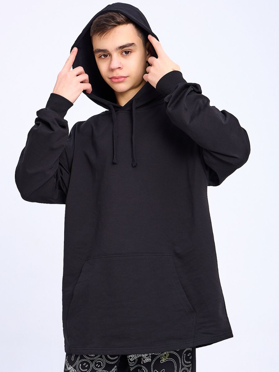 

Худи детское Repost свободня, Черный 2, 140, свободня