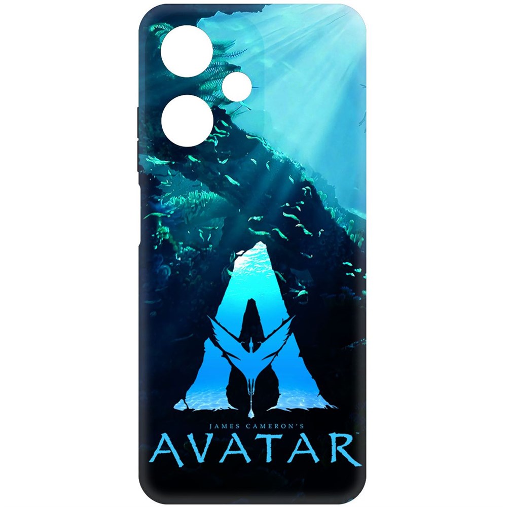 

Чехол-накладка Krutoff Soft Case Аватар - Цветное лого для Infinix Hot 30 Play черный
