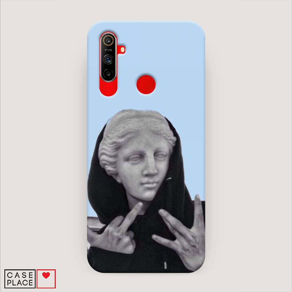 

Пластиковый чехол "SWAG статуя" на Realme C3, 253020-7