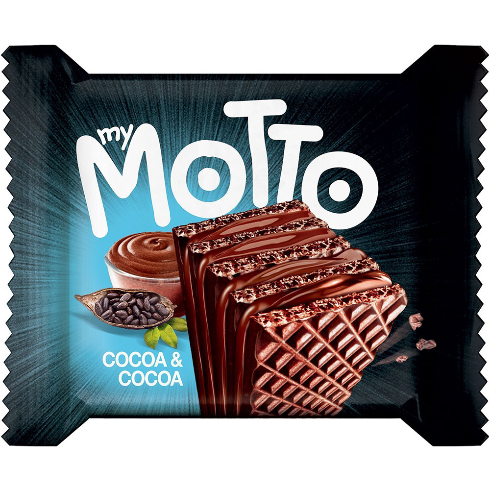 

ВАФЛИ "МУ МОТТО" с кремом какао 34г