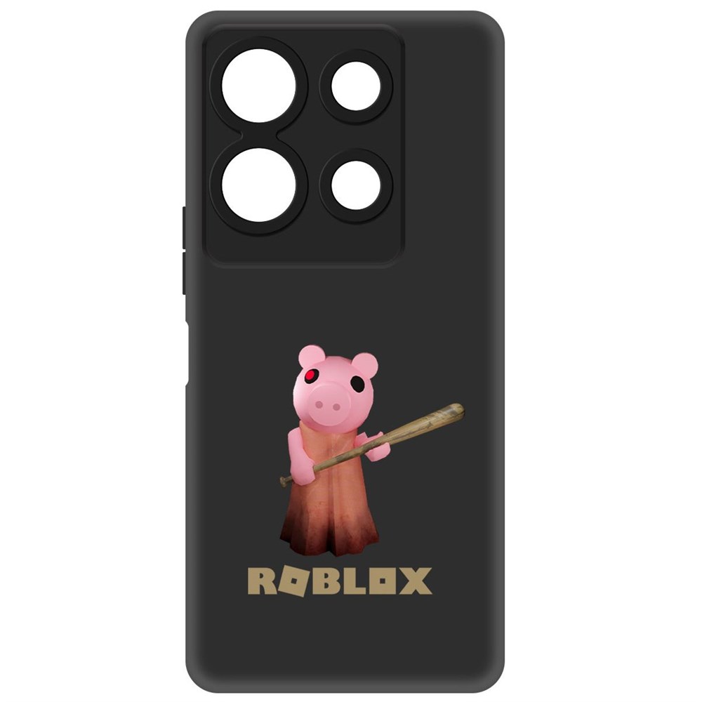 

Чехол-накладка Krutoff Soft Case Roblox-Пигги для Infinix Note 30 VIP черный