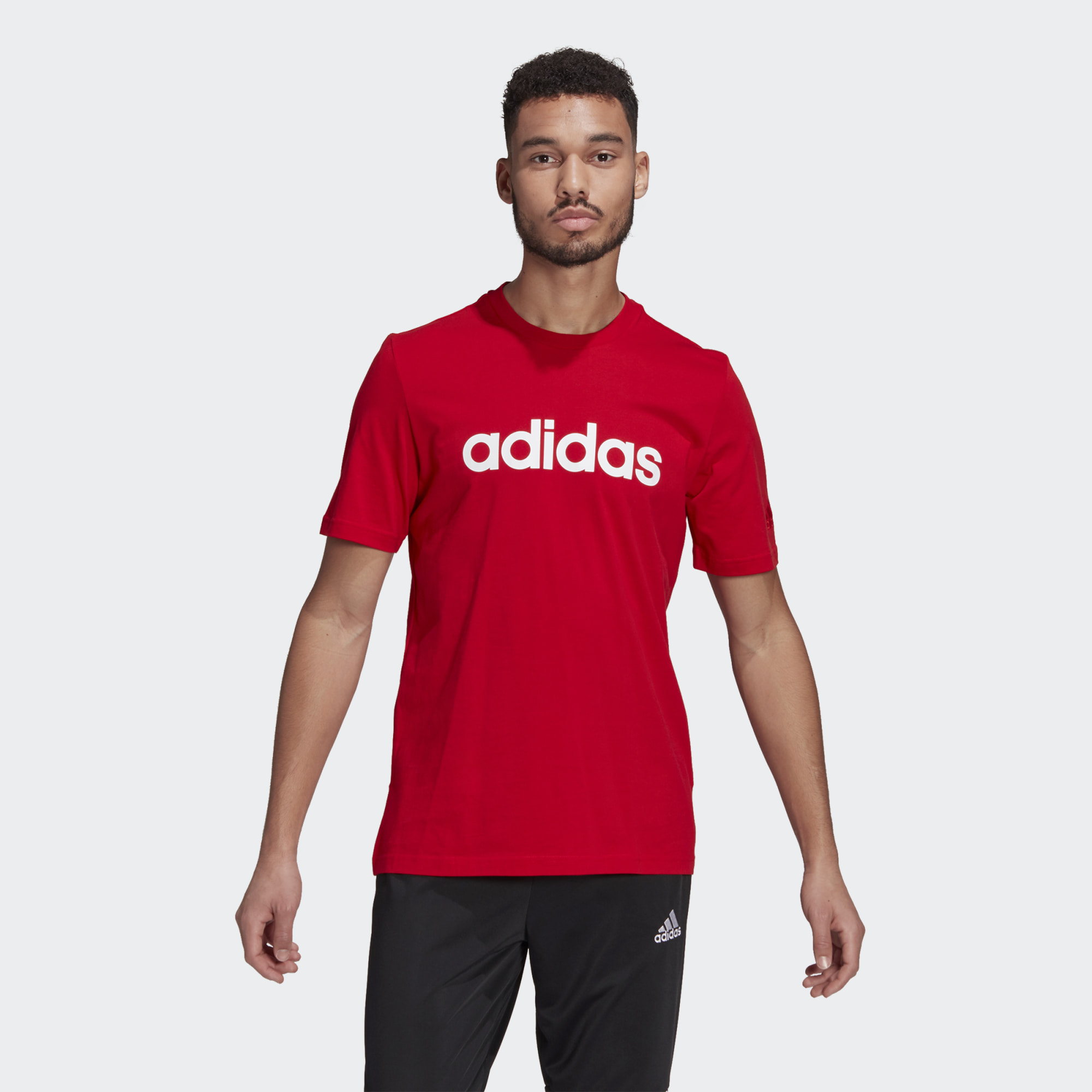 фото Футболка мужская adidas gl0061 красная m