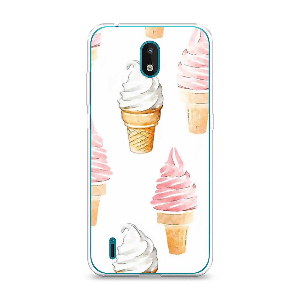 

Чехол Awog на Nokia 1.3 (2020) / Нокиа 1.3 (2020) "Нарисованное мороженое", Белый;розовый, 123950-10