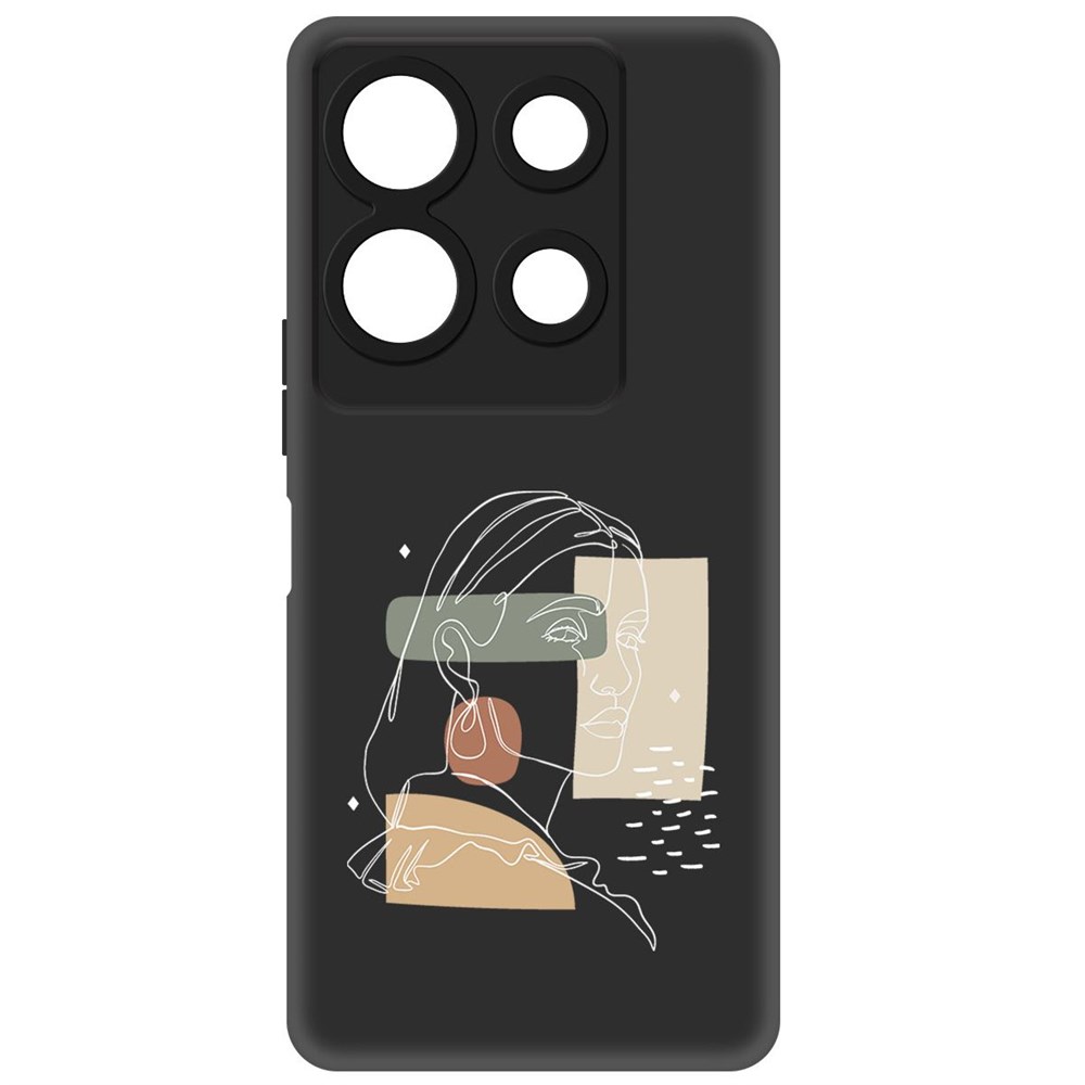 

Чехол-накладка Krutoff Soft Case Уверенность для Infinix Note 30 VIP черный