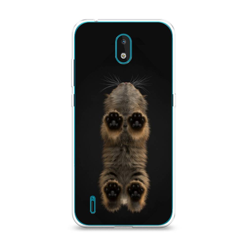 

Чехол Awog на Nokia 1.3 (2020) / Нокиа 1.3 (2020) "Кошачьи лапки", Черный, 123950-1