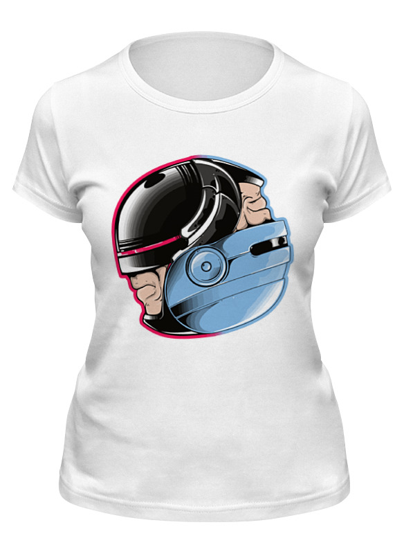 

Футболка женская Printio Робокоп (robocop) белая M, Белый, Робокоп (robocop)