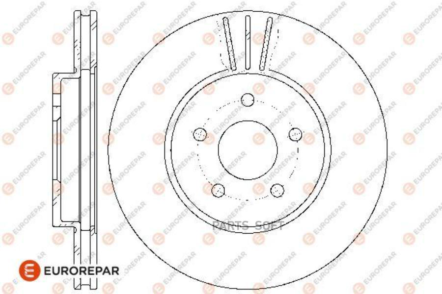 

Диск Тормозной Ford Mondeo Iii (B5y) 1.8 16v 00>, Front EUROREPAR 1667858980