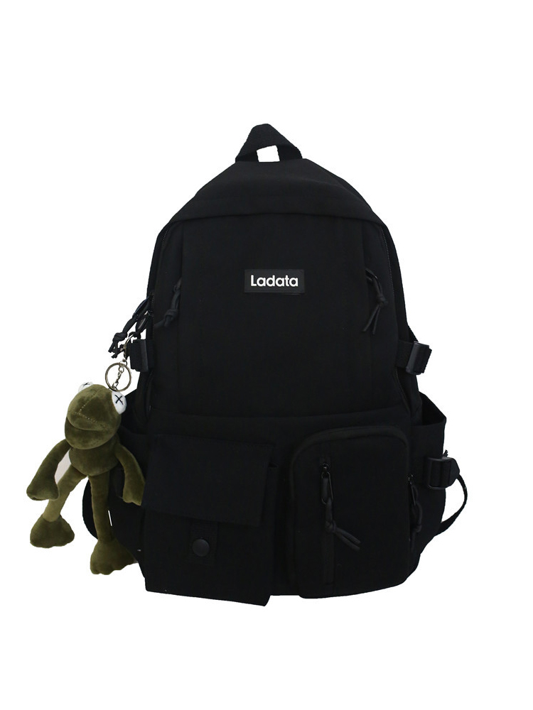 фото Современный городской рюкзак urm с лягушкой кермит, 16 л, черный l00119