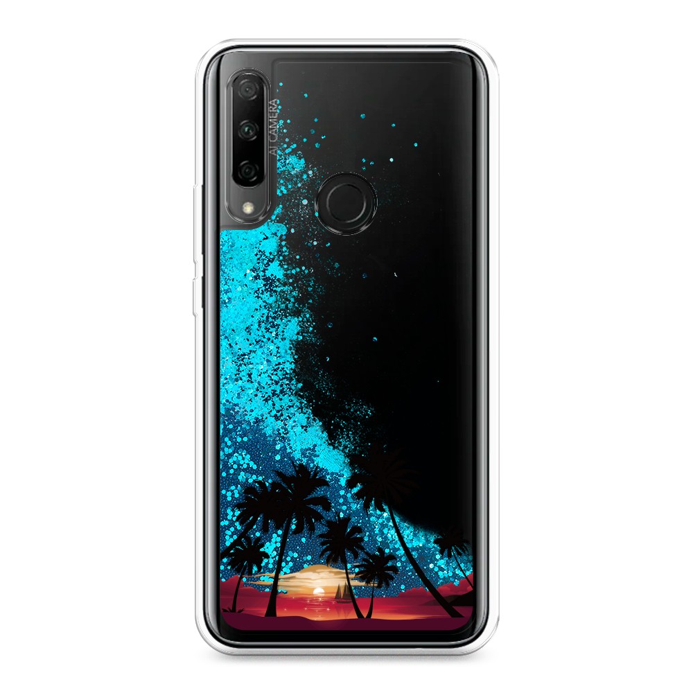 

Чехол Awog на Huawei P Smart Z/Y9 Prime 2019/Honor 9X/9X Premium "Закат и пальмы", Разноцветный, 610693-1
