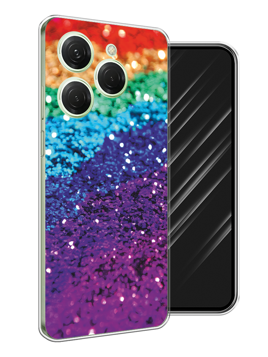 

Чехол Awog на Tecno Spark 20 Pro "Блестящая радуга рисунок", 304850-1