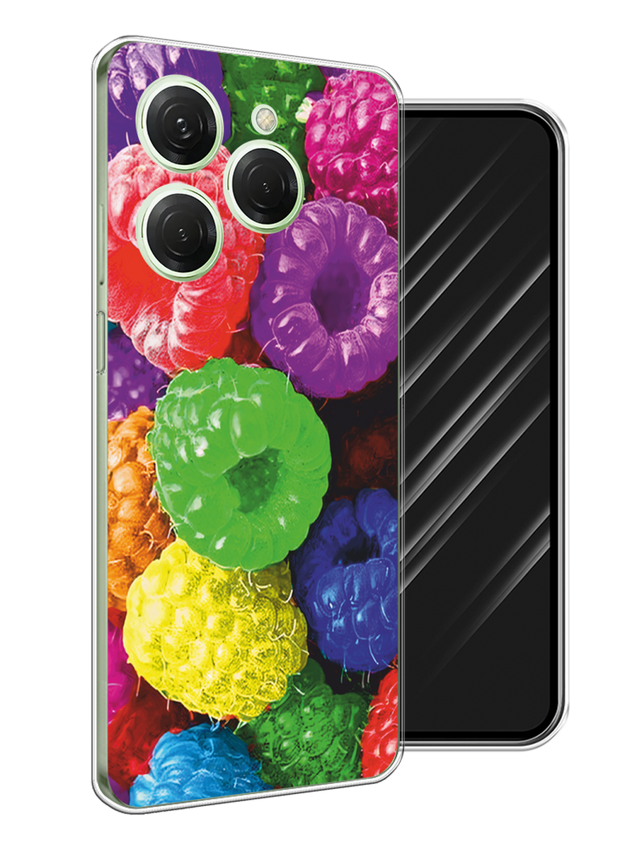 

Чехол Awog на Tecno Spark 20 Pro "Разноцветная малина", Разноцветный, 304850-1
