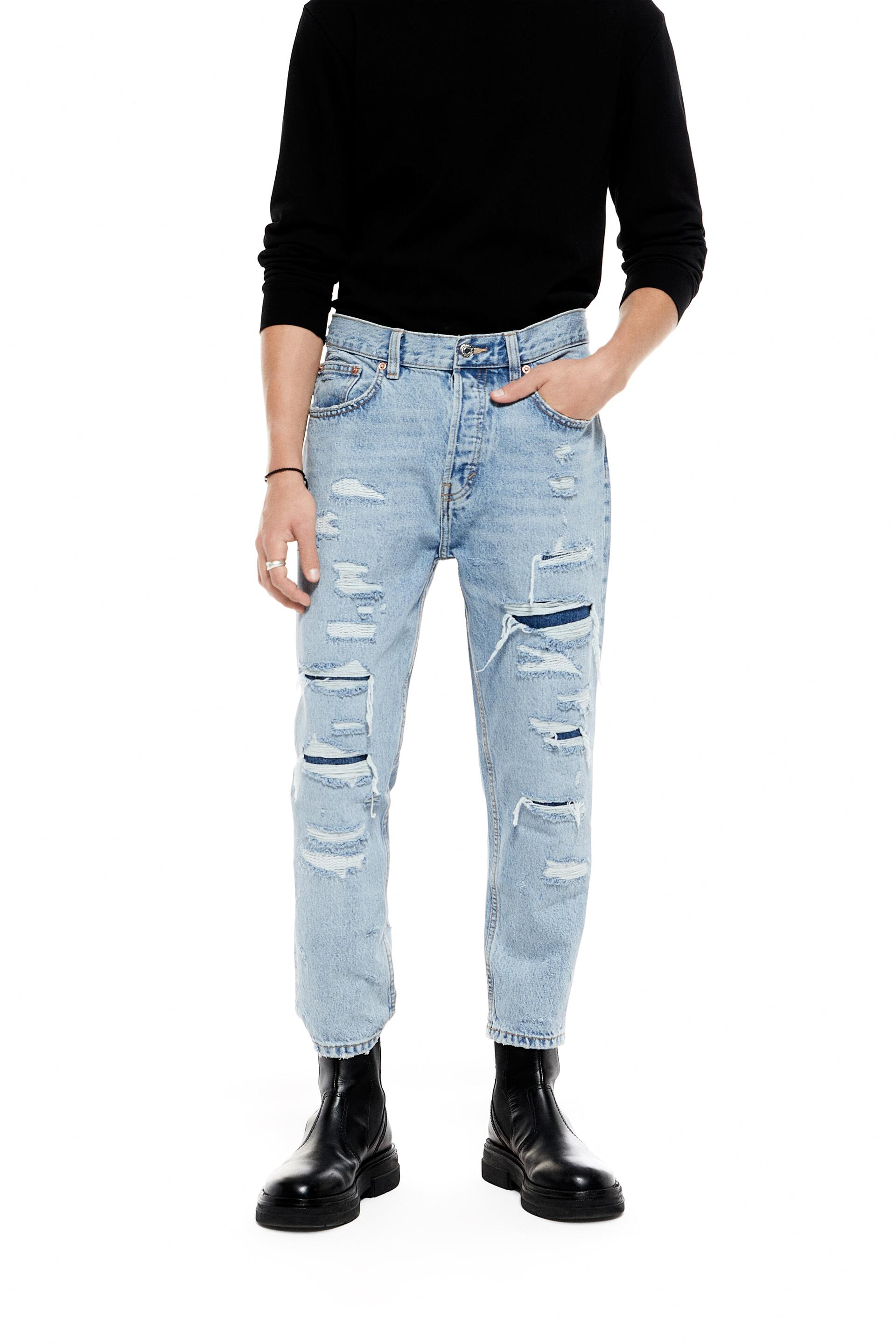 

Джинсы мужские ZARA 08727476 синие 38 (доставка из-за рубежа), 08727476