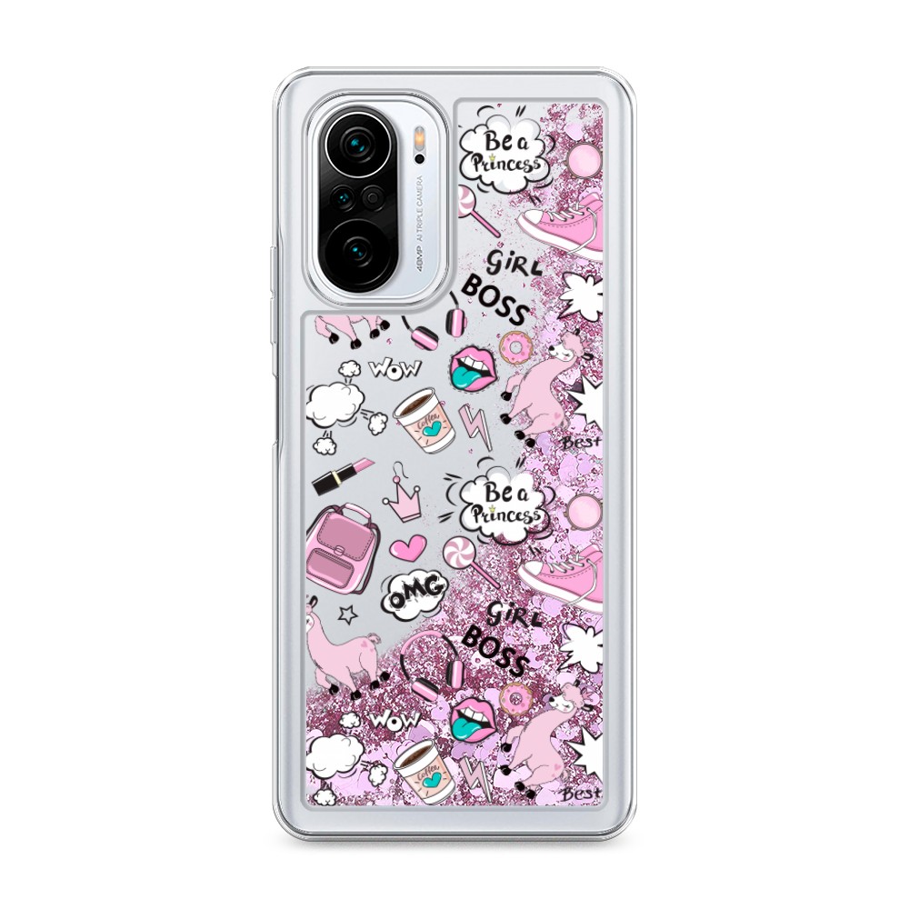 

Чехол Awog "Стильная лама" на Xiaomi Poco F3/Redmi K40/Mi11i, 310194-1