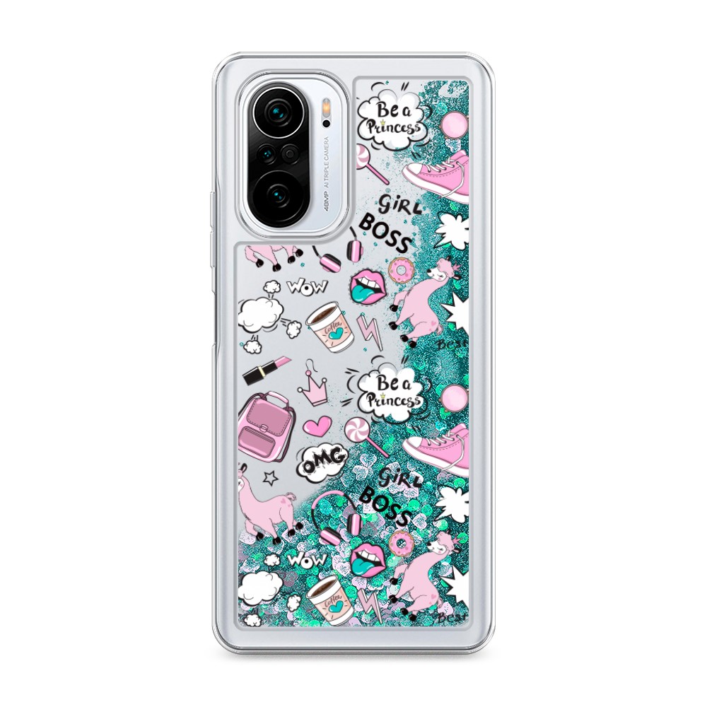 

Чехол Awog "Стильная лама" на Xiaomi Poco F3/Redmi K40/Mi11i, 310195-1