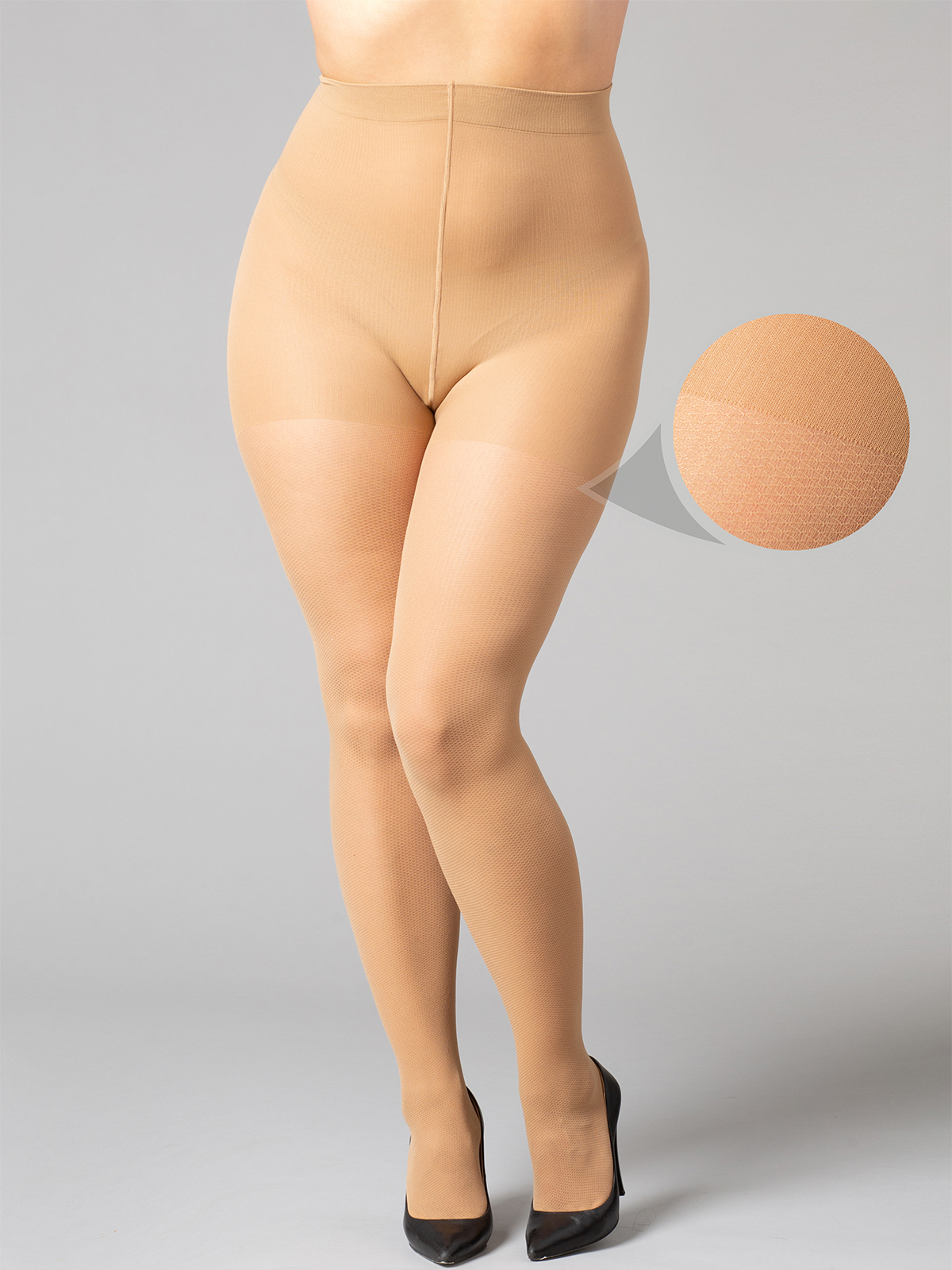 

Колготки женские Giulia POSITIVE RETE VISION коричневые 7/3XL, POSITIVE RETE VISION