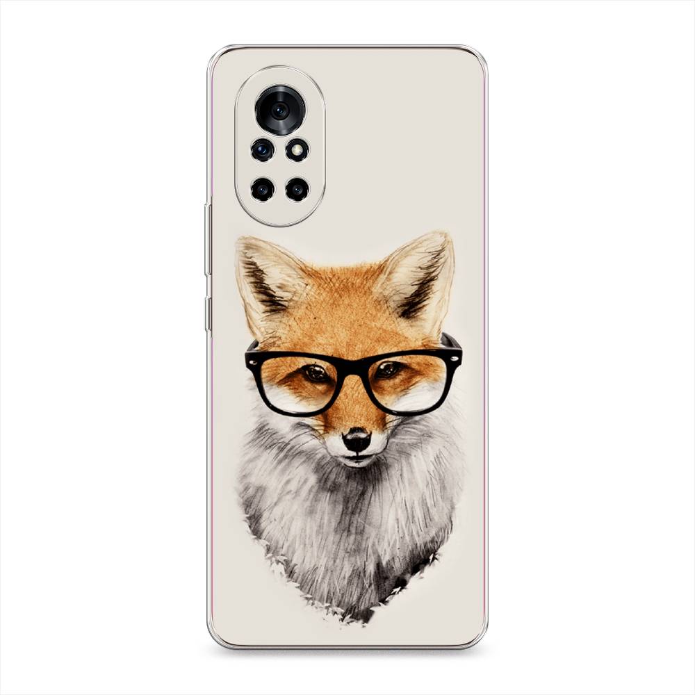 

Чехол Awog на Huawei Nova 8 "Лиса в очках", Разноцветный, 6105750-10