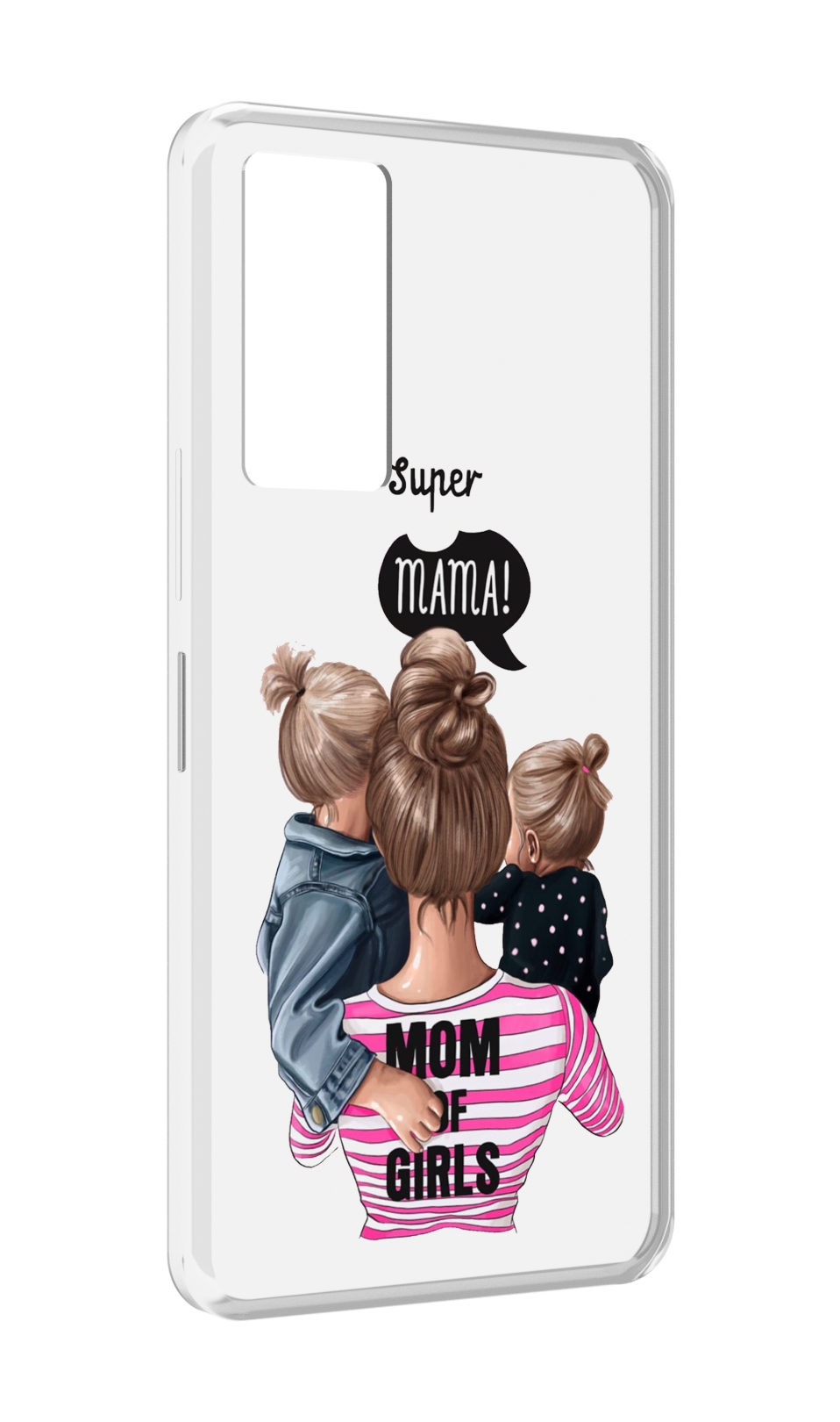 

Чехол MyPads Супер-мама-2 женский для Infinix Note 11, Прозрачный, Tocco