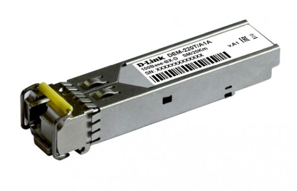 

Трансивер D-Link 220T 20KM A1A, Серебристый