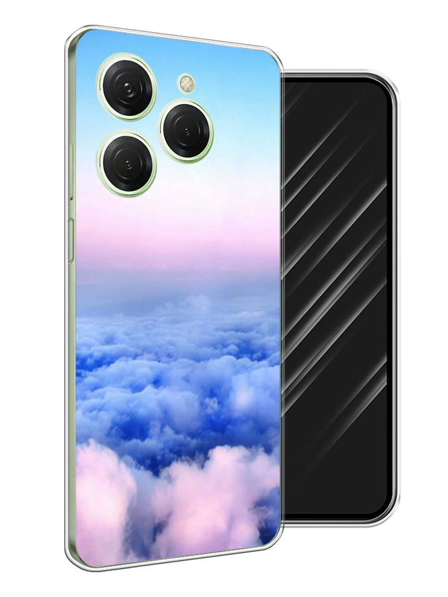 

Чехол Awog на Tecno Spark 20 Pro "Облака", Голубой;розовый;бирюзовый, 304850-1