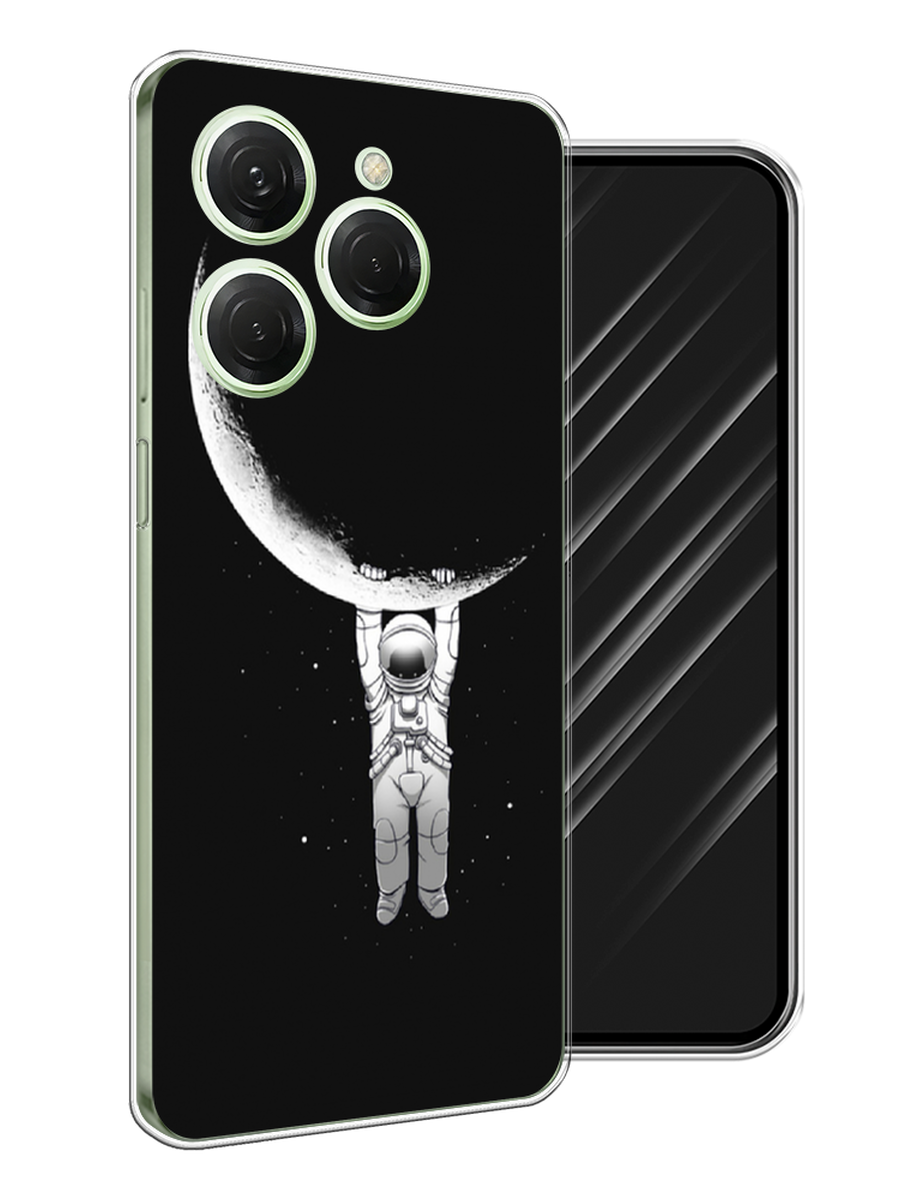 

Чехол Awog на Tecno Spark 20 Pro "Космонавт", Белый;черный, 304850-1