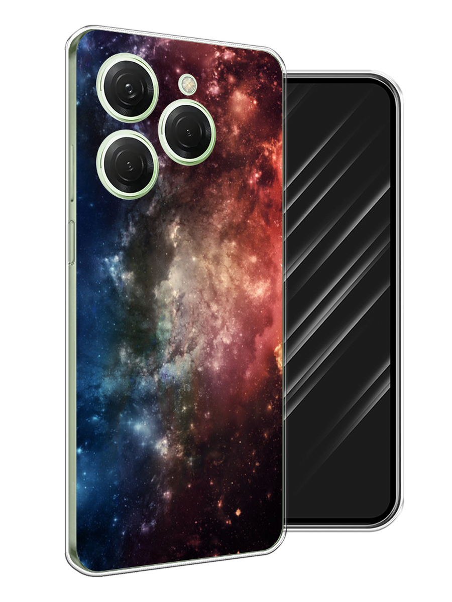 

Чехол Awog на Tecno Spark 20 Pro "Космос", Синий;бежевый;красный, 304850-1