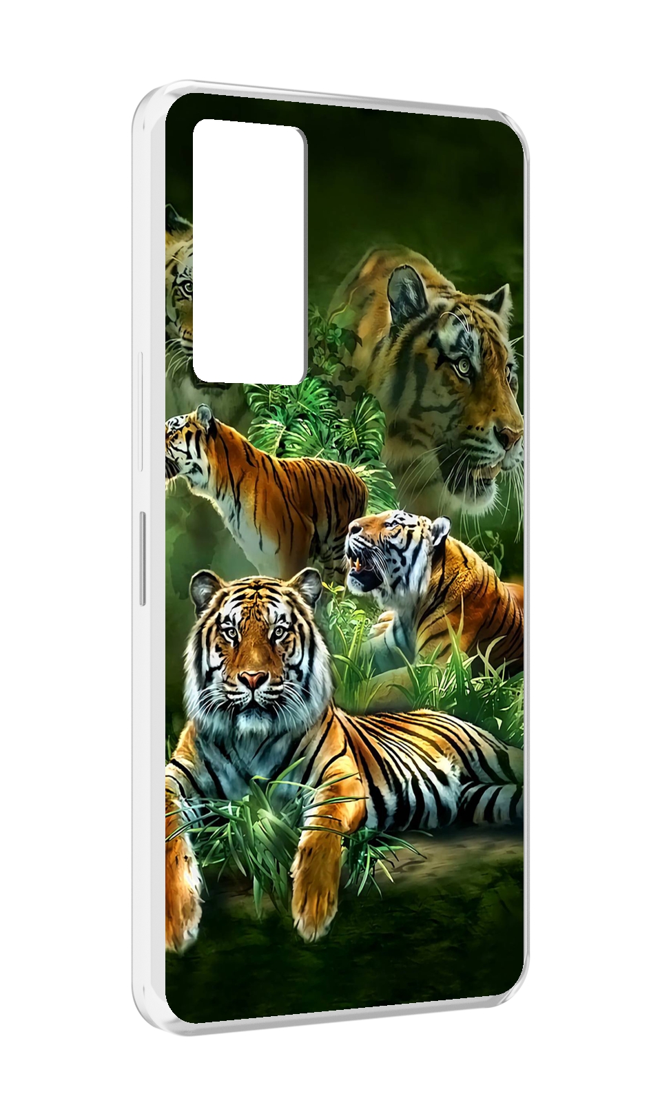 

Чехол MyPads Тигры для Infinix Note 11, Прозрачный, Tocco