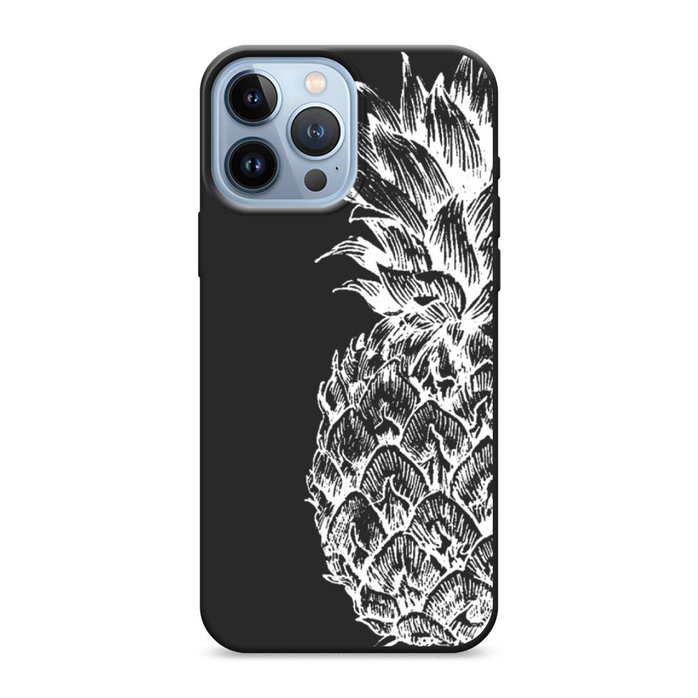 

Чехол Awog на Apple iPhone 13 Pro Max / Айфон 13 Pro Max "Ананас графика белая", Разноцветный, 14452-1