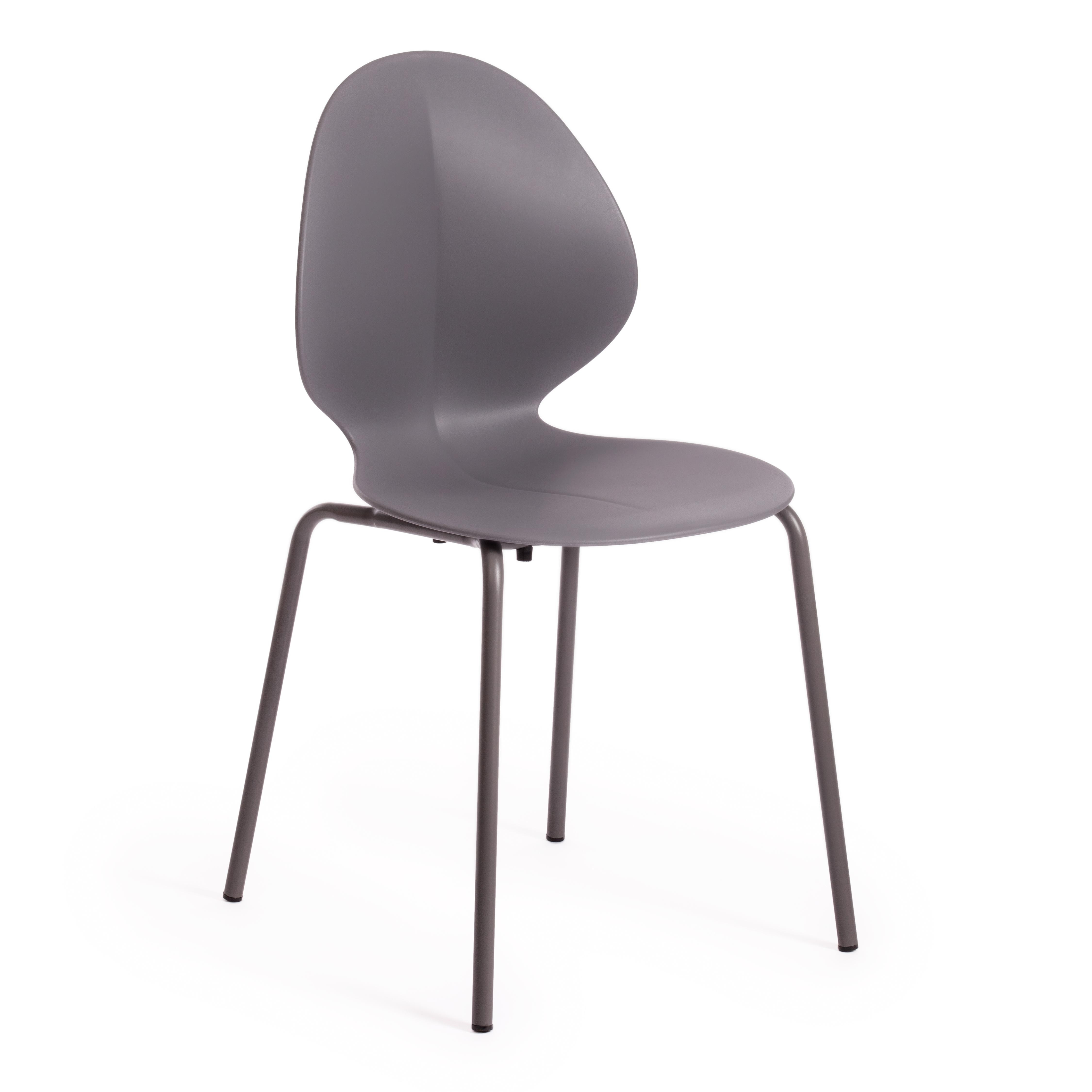 фото Стул ebay (mod 03) металл/пластик 52x46x83.5 серый (комплект из 4 шт.) tetchair