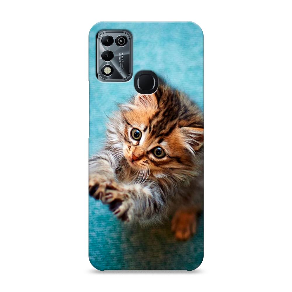 

Пластиковый чехол "Котенок просит есть" на Infinix HOT 10 Play, 3100620-1