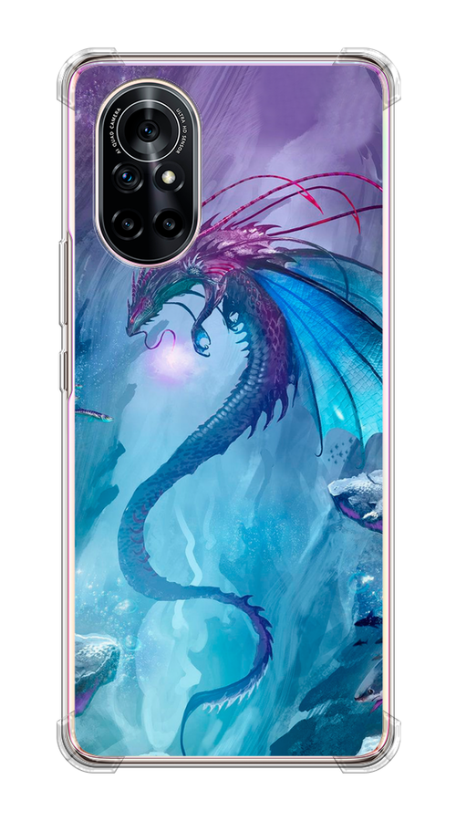

Чехол Awog на Huawei Nova 8 "Бордовые розы фон", Разноцветный, 6105750-8
